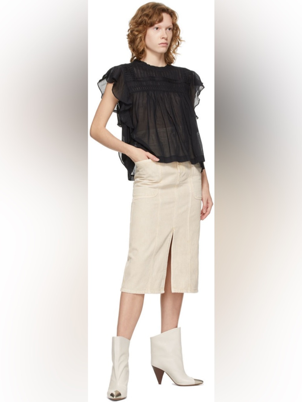 Isabel Marant Etoile Black Latona Blouse
